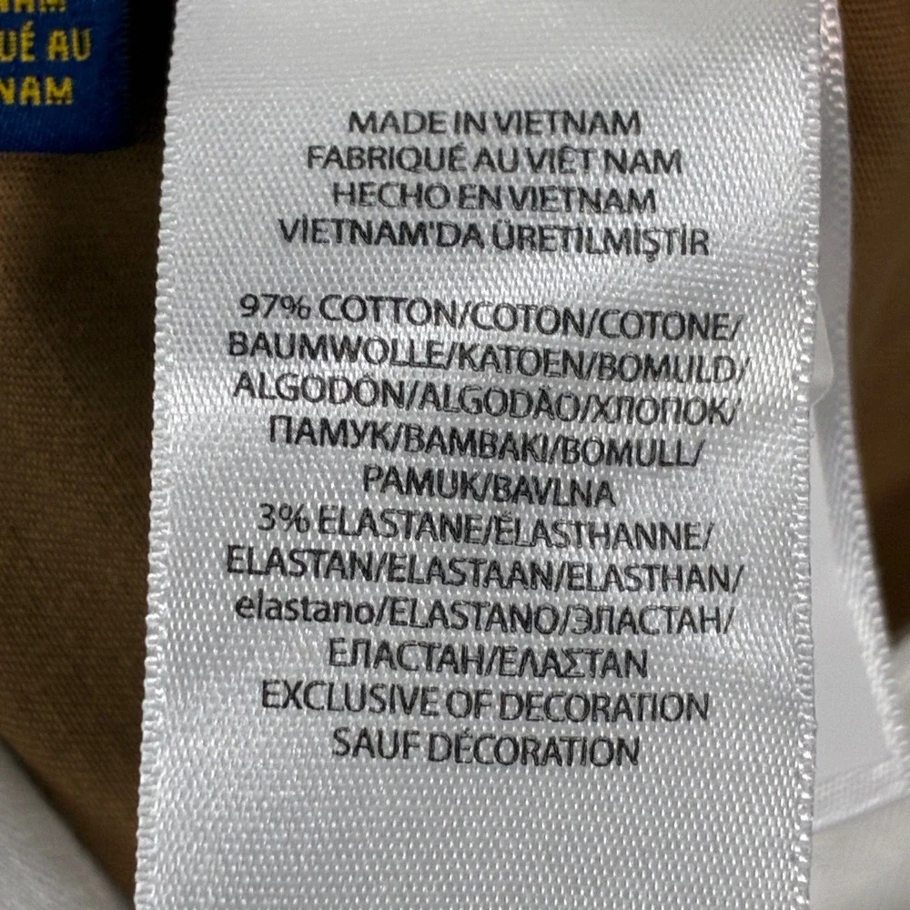 Polo Ralph Lauren Stretch Classic Fit Pants Mens 32x34 Tan Chino Khaki Cotton